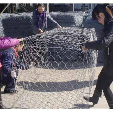 Caja de Gabion Hexagonal de Alambre Pesado